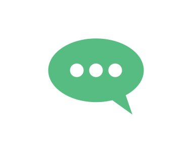 Kabarcık logosu şablon vektör resimleme tasarımı