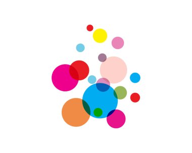 Kabarcık logosu şablon vektör resimleme tasarımı