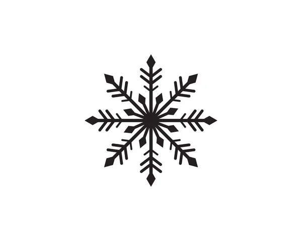 Snowflakes Logo Template Illustration — Stock Vector