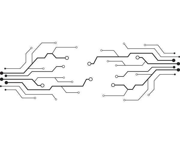 Modelo Design Ilustração Circuito — Vetor de Stock