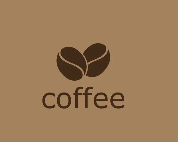 kahve logosu şablonu çizimi
