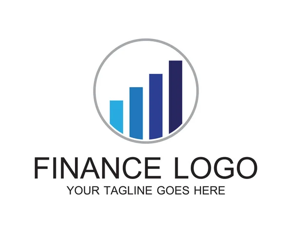 Finance Logo Symbols Vector Concept Illustration — Stock Vector