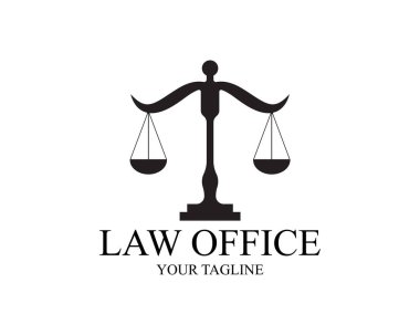 Sütun Logo Şablonu vektör illüstrasyon tasarımı