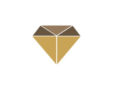 Diamond Logo Şablonu vektör çizimi tasarımı