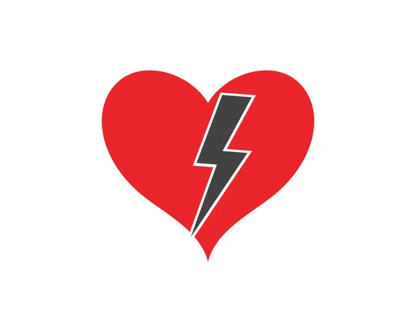 Lightning Set Logo Vektor Illustration — Stockvektor