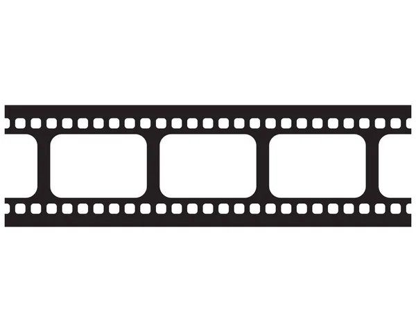 Filmremsa Logo Vektor Illusttrering — Stock vektor