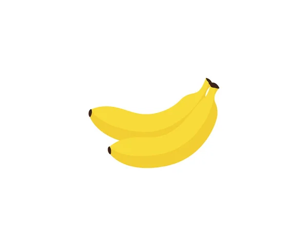 Illustrazione Vettoriale Modello Logo Banana — Vettoriale Stock