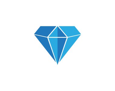 Diamond Logo Şablonu vektör çizimi tasarımı