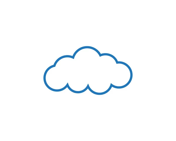 Cloud Serveurs Données Logo Symboles Icônes — Image vectorielle