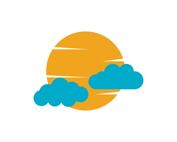 Cloud Serveurs Données Logo Symboles Icônes — Image vectorielle