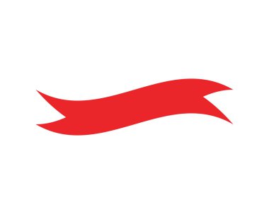 Kurdele logosu şablon vektör ikonu tasarımı