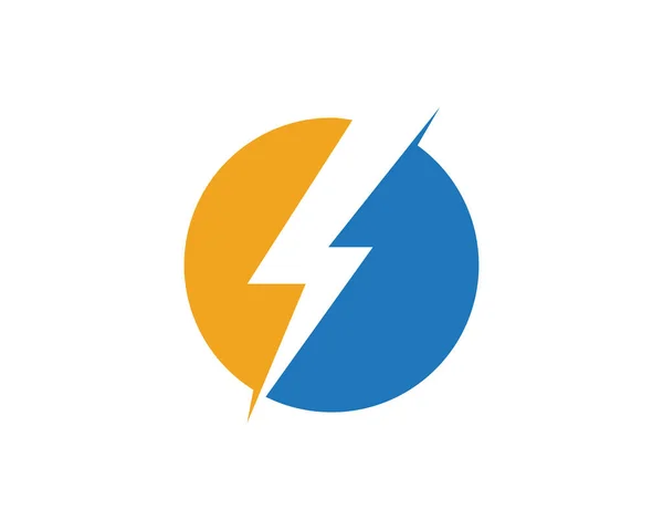 Modèle Vectoriel Logo Énergie Solaire — Image vectorielle