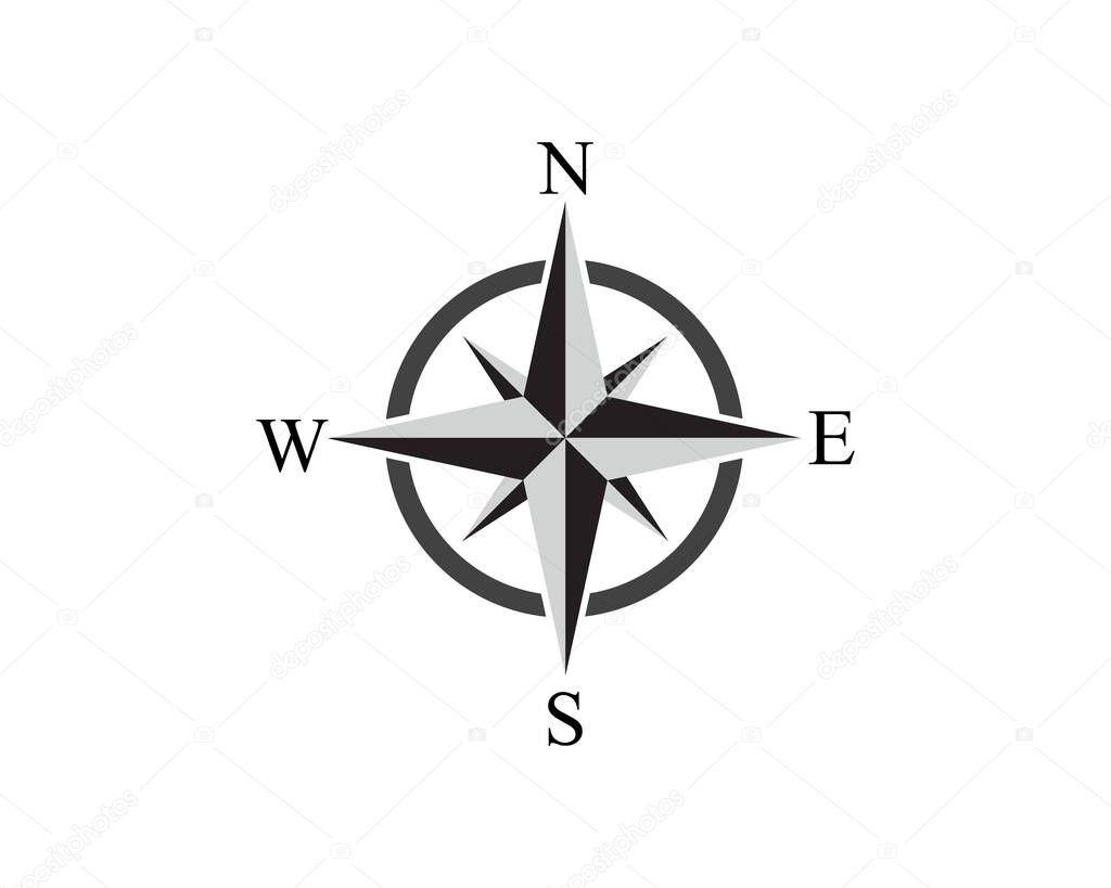 Compass Logo Template vector icon illustration design