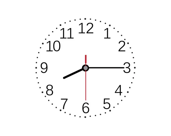 Ícone Ilustração Relógio Modelo Vetor Ilustração —  Vetores de Stock