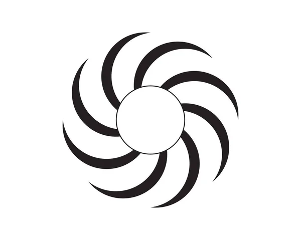 Приложение Иконок Логотипа Символов Вихревого Круга — стоковый вектор