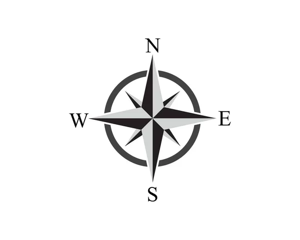 Pusula Logo Şablonu vektör resimleme tasarımı