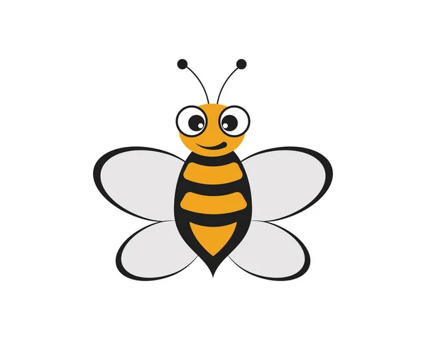 Biene Logo Vorlage Vektor Symbol Illustration Design — Stockvektor