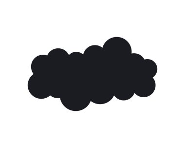 Bulut logosu şablon tasarımı çizimi