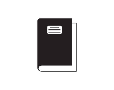 Kitap okuma logosu ve semboller şablon uygulamaları