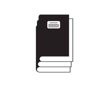 Kitap okuma logosu ve semboller şablon uygulamaları