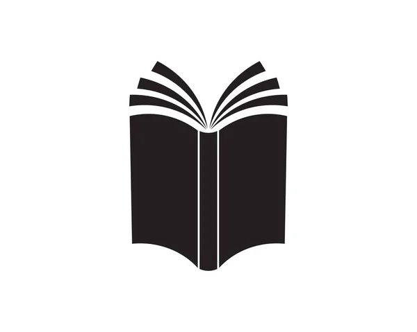 Kitap okuma logosu ve semboller şablon uygulamaları