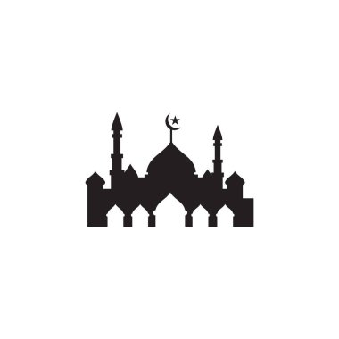 Cami Logosu Şablonu vektör sembolü doğa
