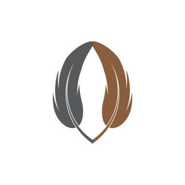 Tüyler Logo Şablonu vektör sembolü doğa