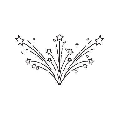 Havai fişekler Logo Şablonu vektör sembolü doğa