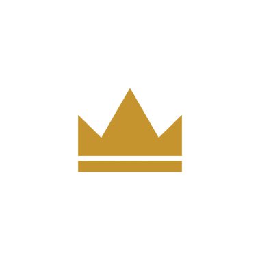 Crown Logo Şablonu vektör çizimi tasarımı