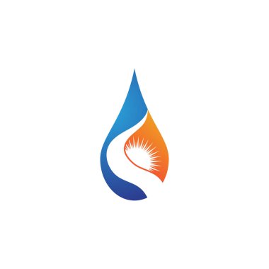 su damlası Logo Şablonu vektör çizimi tasarımı