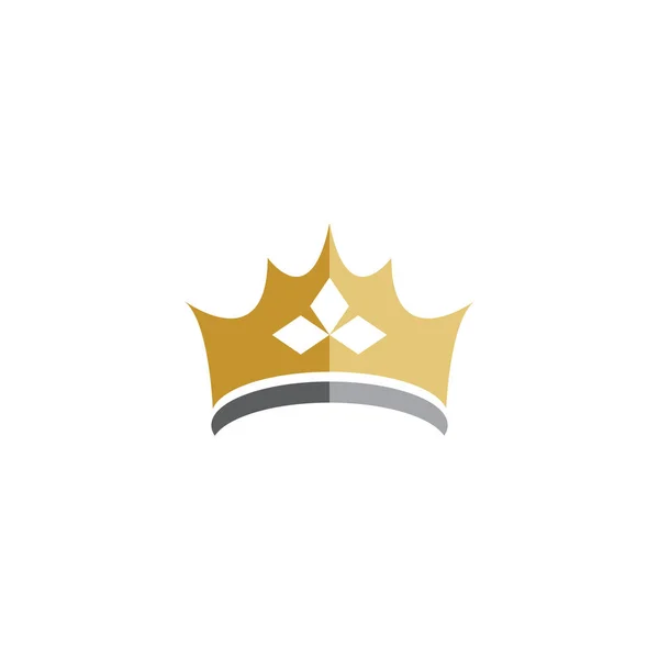 Дизайн Векторных Иконок Шаблона Crown Logo — стоковый вектор