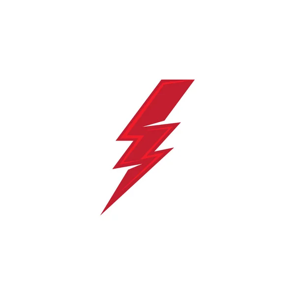 Lightning Logo Template Vector Symbol Nature — Stock Vector