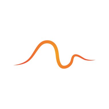 Ses dalgaları vektör çizim şablonu