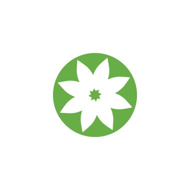 Yaprak Logo Şablonu vektör sembolü doğa