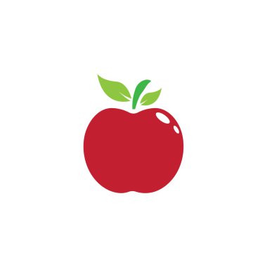 Apple vektör çizim simgesi logo şablonu