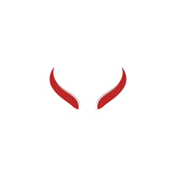 Horn Logo Template Vector Symbool Natuur — Stockvector
