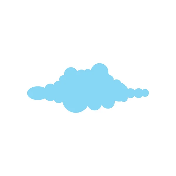 Modèle Nuage Vectoriel Icône Illustration Design — Image vectorielle