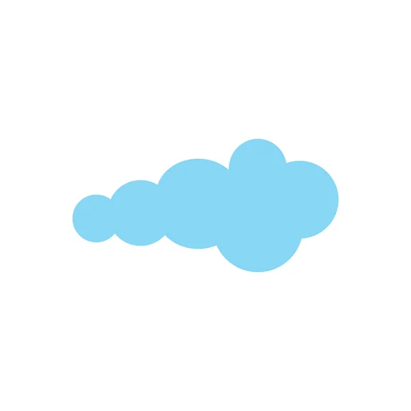 Nube Plantilla Vector Icono Ilustración Diseño — Archivo Imágenes Vectoriales