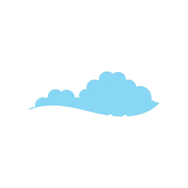 Desenho Ilustração Ícone Vetor Modelo Nuvem — Vetor de Stock