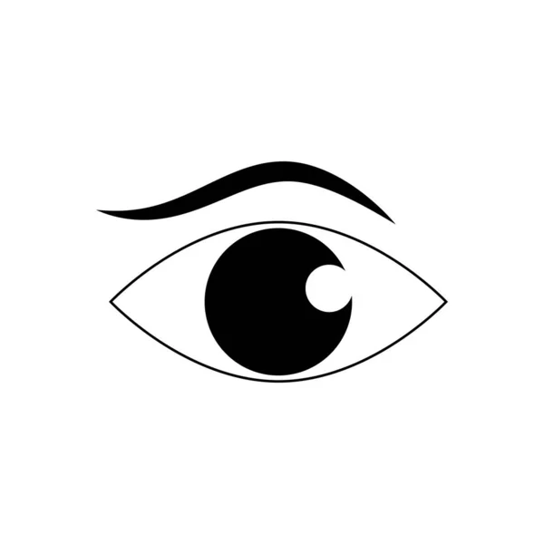 Markenidentität Corporate Eye Care Vektor Logo Design — Stockvektor