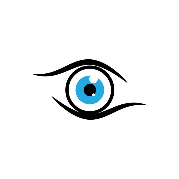 Návrh Vektorového Loga Pro Firemní Péči Oči — Stockový vektor