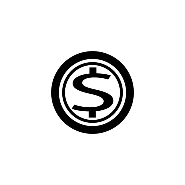 Dolar Logo Szablon Wektor Symbol Charakter — Wektor stockowy