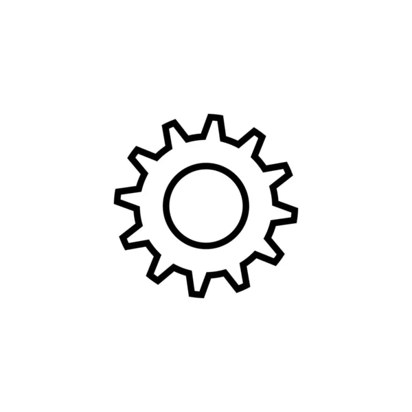 Gear Logo Template Vector Icon Illustration Design — Stock Vector