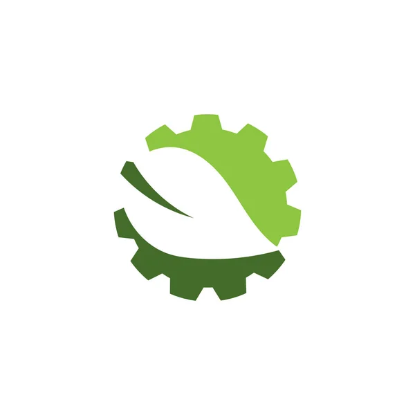 Gear Logo Template Vector Pictogram Illustratie Ontwerp — Stockvector