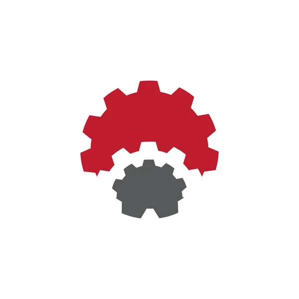 Gear Logo Vorlage Vektor Symbol Illustration Design — Stockvektor