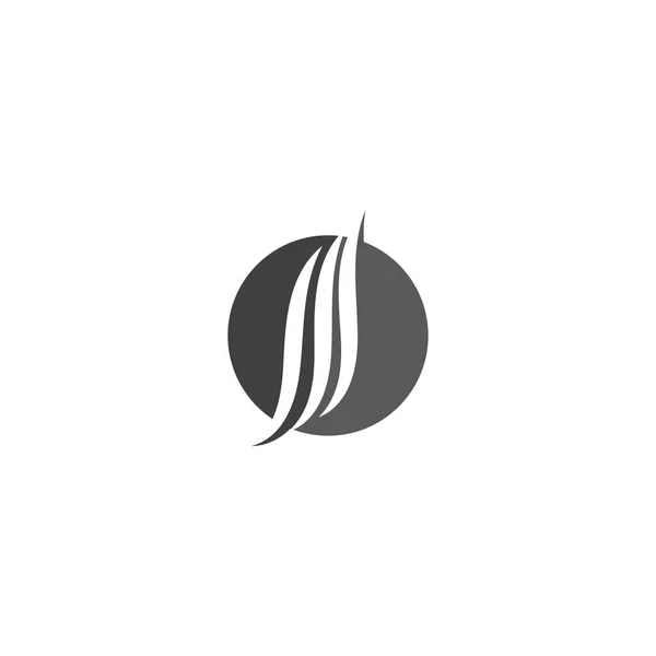 Ikona Vlasů Vektor Ilustrace Design Logo Šablona — Stockový vektor