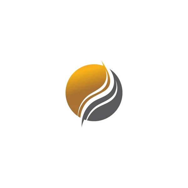 Ikona Vlasů Vektor Ilustrace Design Logo Šablona — Stockový vektor