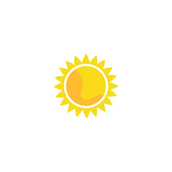 Illustration Vectorielle Soleil Icône Modèle Logo — Image vectorielle