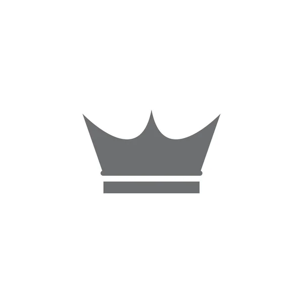 Konstruksjon Crown Logo Template Vektorikon – stockvektor