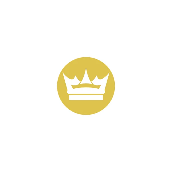 Дизайн Векторных Иконок Шаблона Crown Logo — стоковый вектор